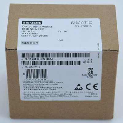 unidade simatic do módulo entrado de analógico do EM 231 da NC do processador central de siemens 6es7231-0hc22-0xa8 siemens s7-1200