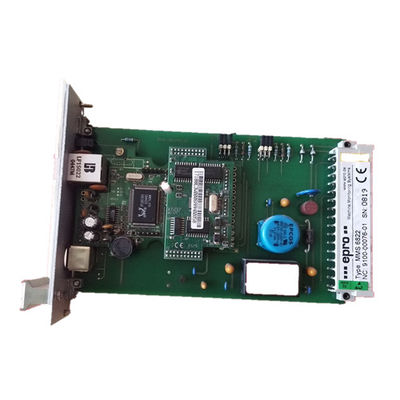 O MMS 6822 Emerson EPRO MMS6822 distribuiu o sistema de controlo para a automatização industrial