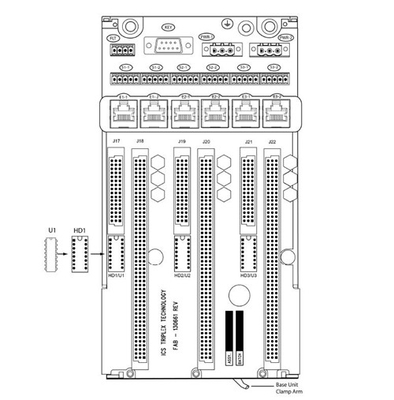 DCS Rockwell Automation do PLC do controlador de AADvance da unidade baixa do processador de T9100 Rockwell ICS
