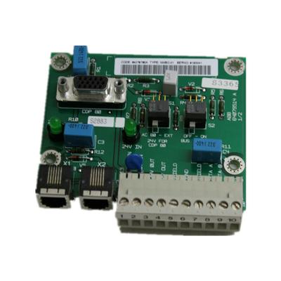 Peças sobresselentes refrigeradas a ar do PLC da unidade da terminação de Modbus das movimentações de MultiDrive da série do inversor ACS600 de NMBC-01 ABB