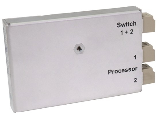 Foxboro P0926AH FIBER SPLITTER COMBINER Unidade de Distribuição de Fibra Óptica Passiva, cada uma direcionada para os 2 concentradores