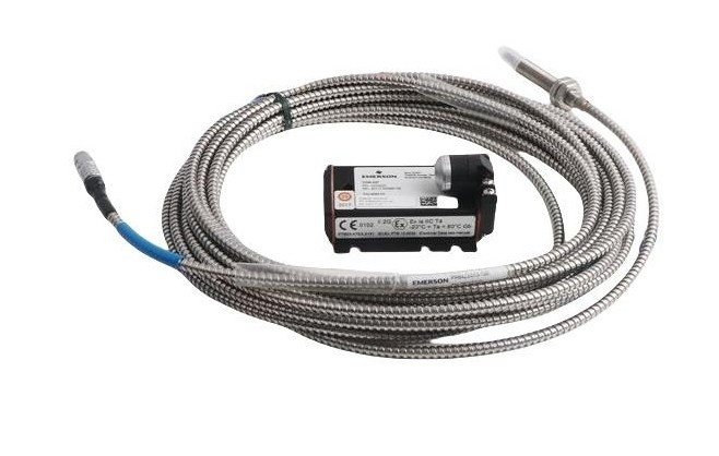 PR6423/015-010 EPRO 75 mm com conector de adaptador 5,0m comprimento do cabo fim do cabo Lemo