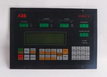CMA130 3DDE300410 Display industrial ABB Painel frontal do sistema Synpol D Compatível 16*16*12cm Dimensão