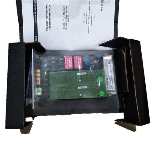 A DCS MMS6312 distribuiu o monitor rotatório de duplo canal da velocidade de Epro Mms 6312 do sistema de controlo