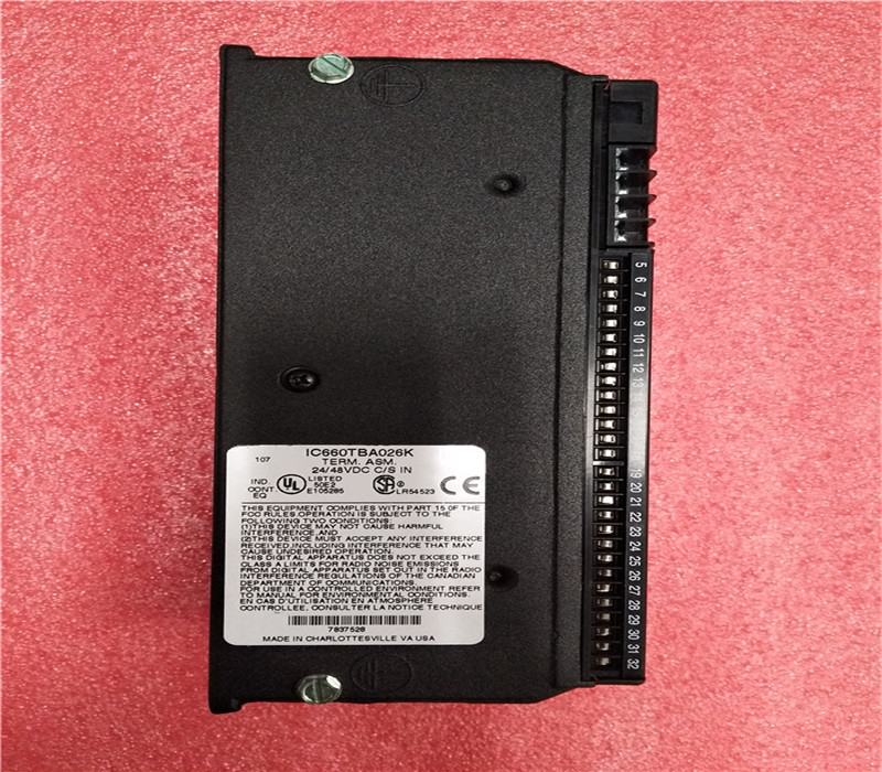 Tensão de fonte de alimentação 18 do bloco de entrada do par termoelétrico de IC660BBA023 GE Fanuc - 56VDC General Electric