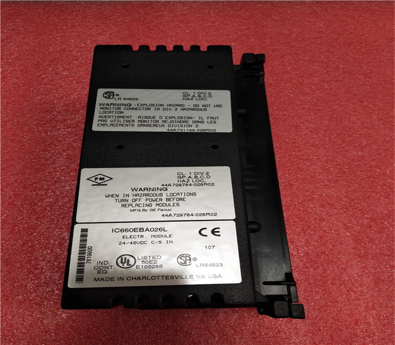 O analógico atual da fonte do gênio de IC660BBA026 GE Fanuc GE entrou o bloco 24 48VDC General Electric