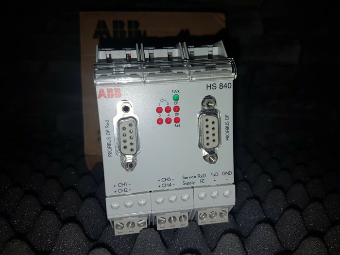 HS840 ABB PROFIBUS que liga a estação principal do canal do dispositivo 4 com as peças sobresselentes 3BDH000307R0101 do PLC da redundância
