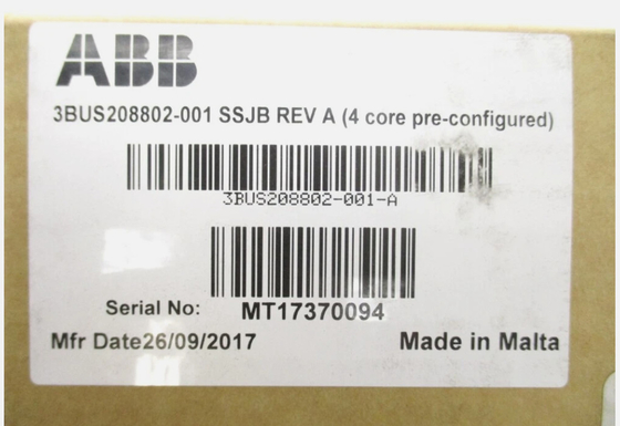 3BUS208802-001 PLACA DE JUMPER DE SINAL PADRÃO ABB